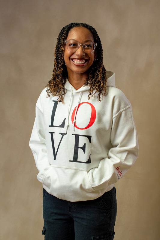LOVE (White) Hoodie
