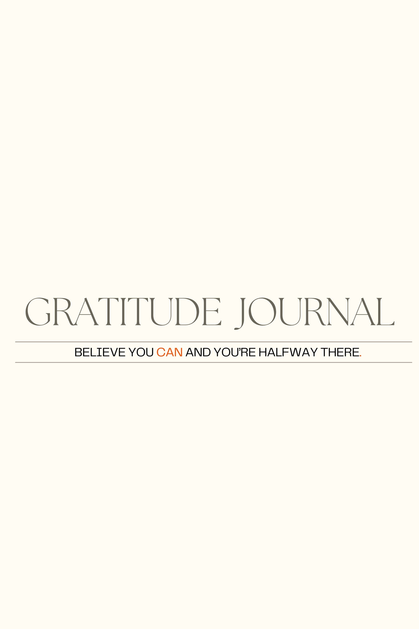 Fueled By Grace Gratitude Journal