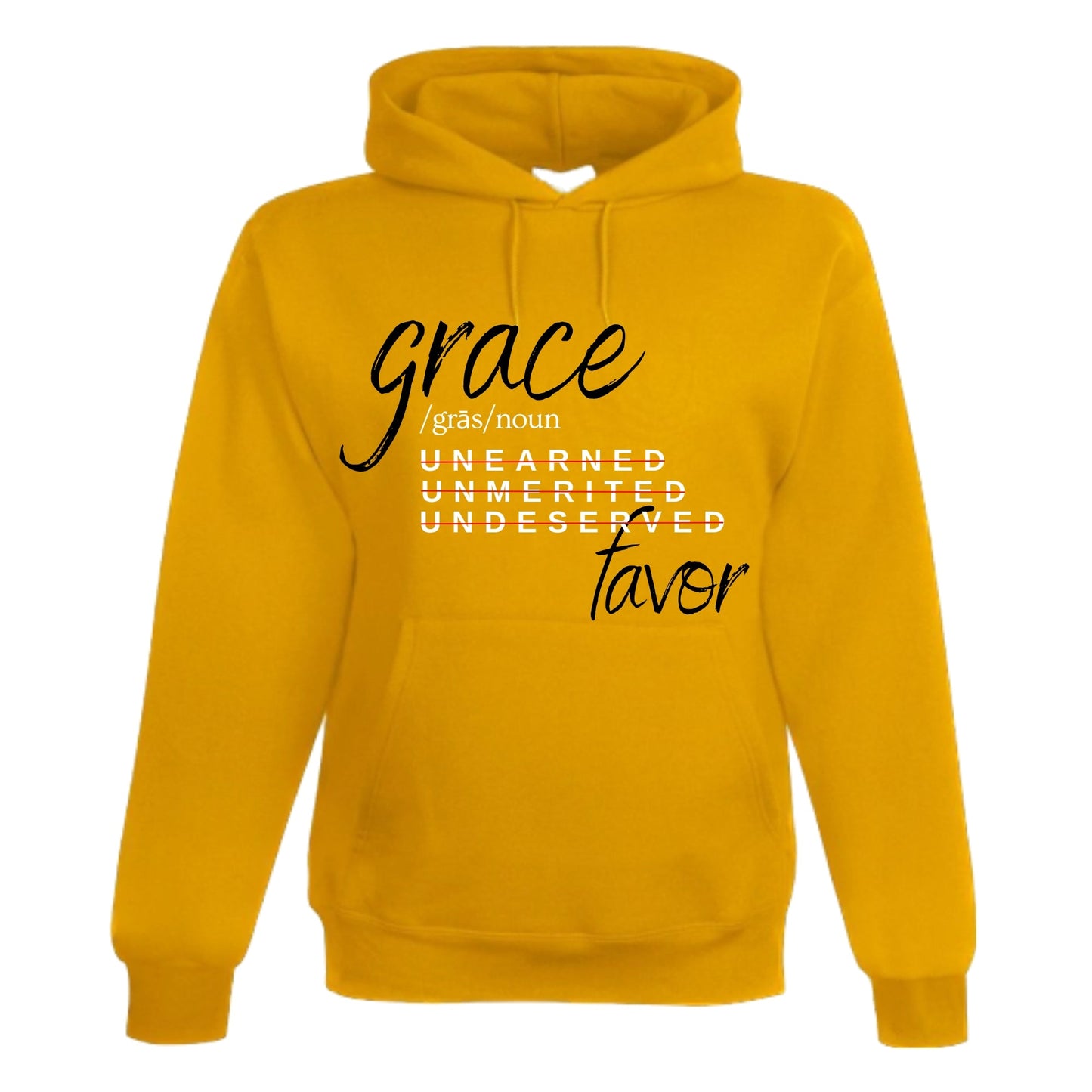 Grace and Favor Mustard Hoodie