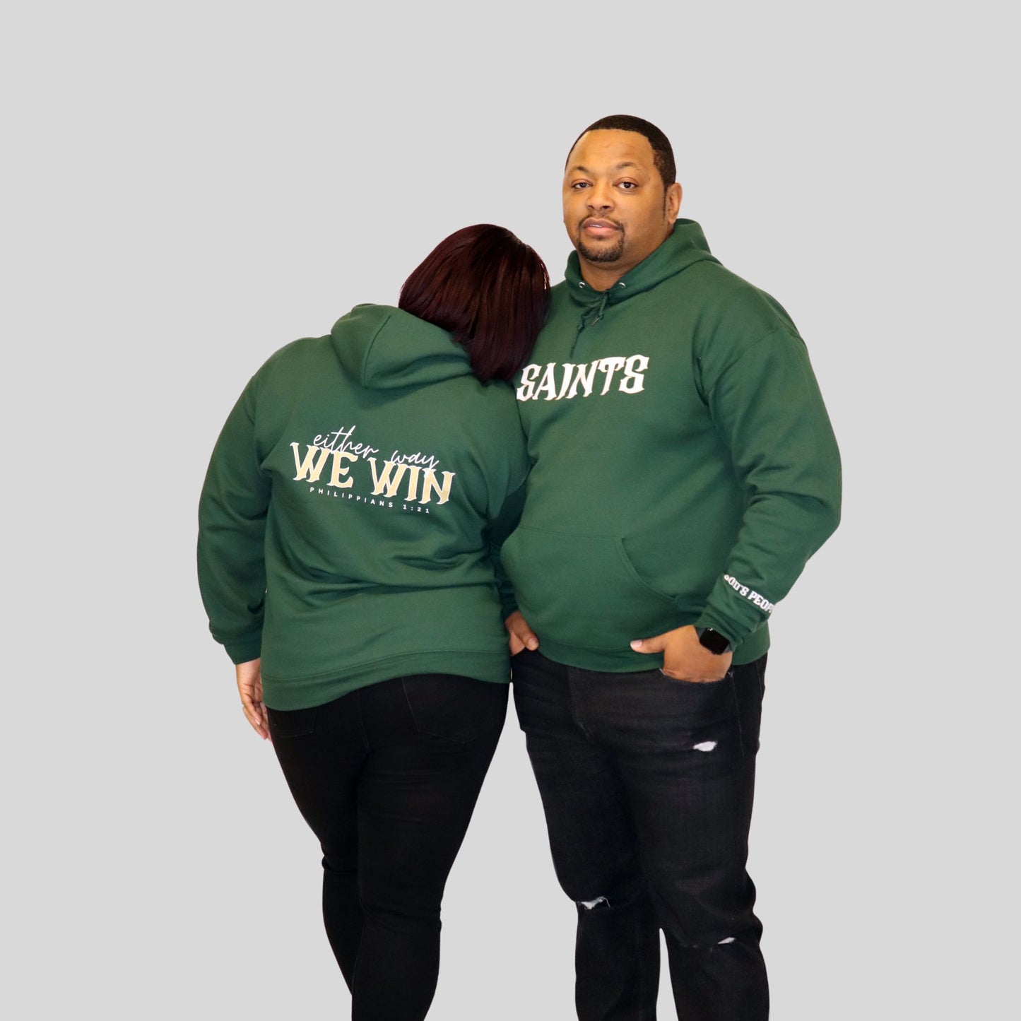 SAINTS Deep Forest Green Hoodie