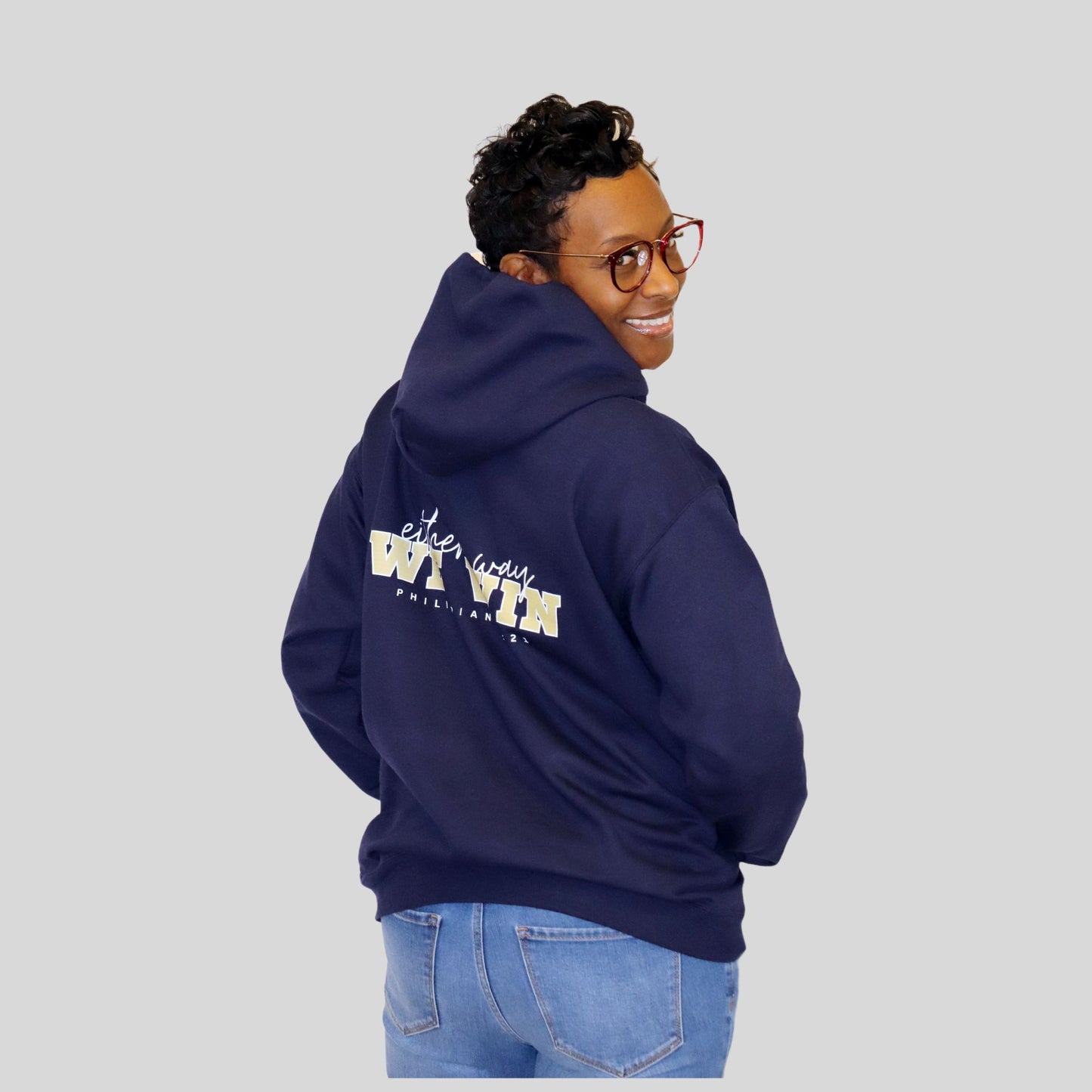 SAINTS Navy Blue Hoodie
