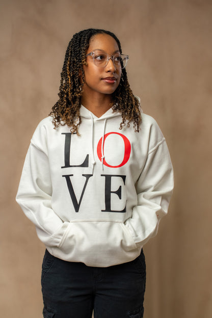 LOVE (White) Hoodie
