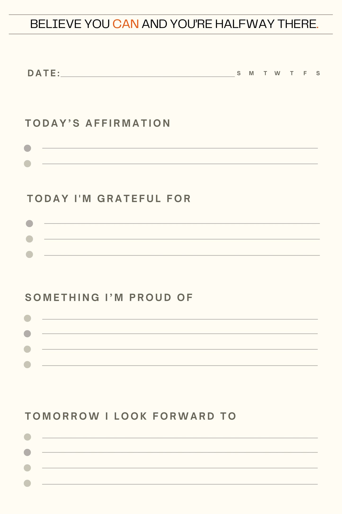 Fueled By Grace Gratitude Journal