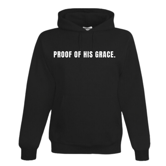 Proof of His Grace Black Hoodie