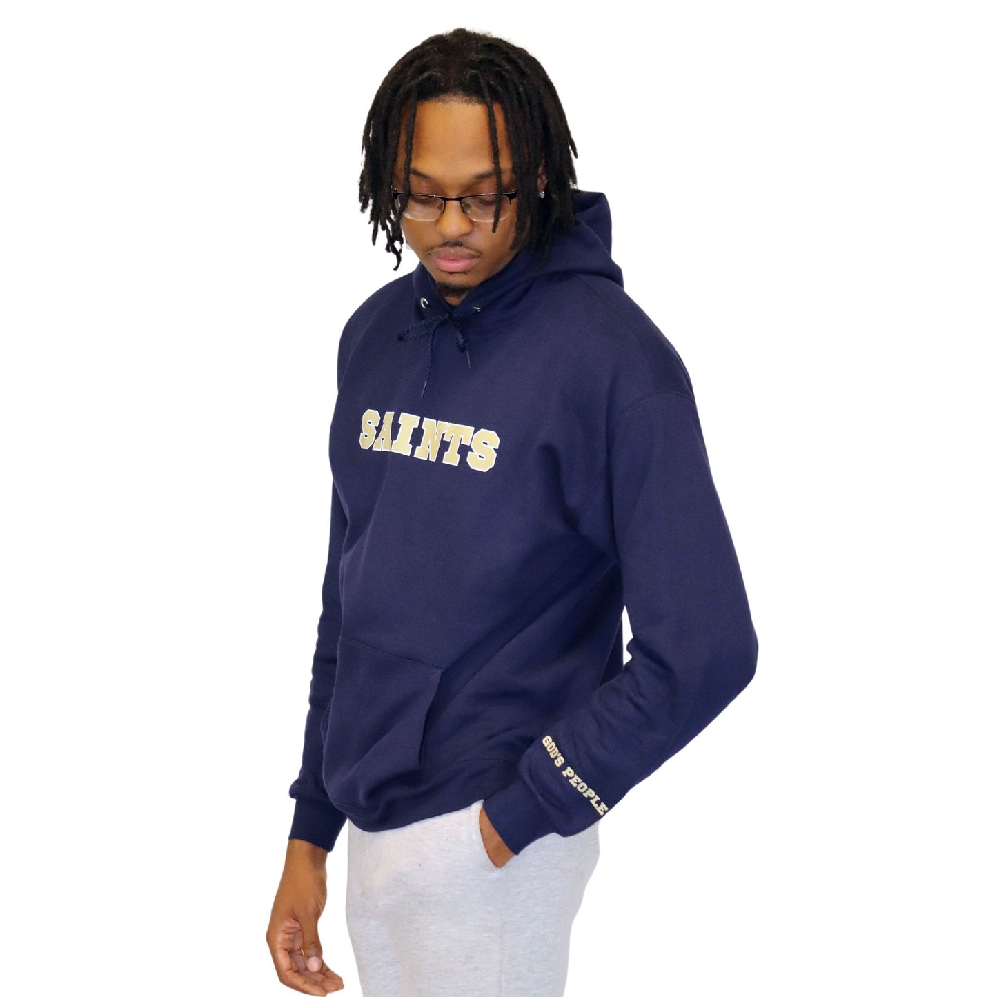 SAINTS Navy Blue Hoodie